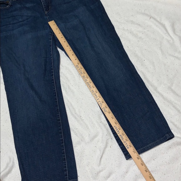Lauren, Ralph Lauren Classic Blue Jeans 18w mid rise, straight leg, dark blue - Picture 3 of 9